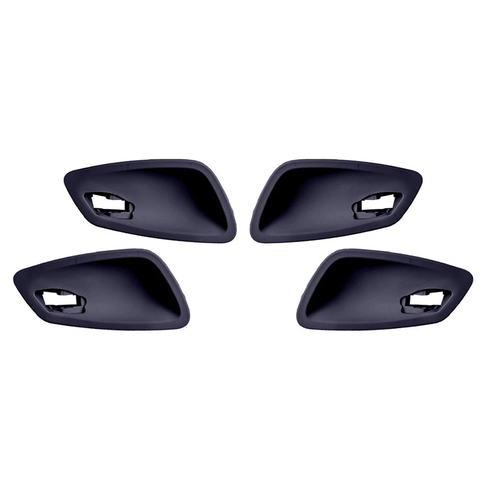 4 x Inner Door Handle Bowl Covers for BMW 3 Series E90 (2005-2012) Black