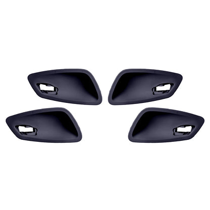 4 x Inner Door Handle Bowl Covers for BMW 3 Series E90 (2005-2012) Black