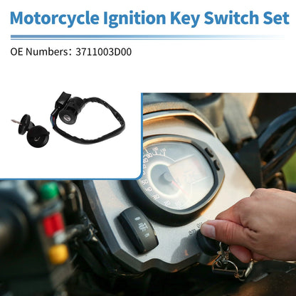 Ignition Key Switch for SUZUKI TS 125 R (1990-1996) 1 x Set
