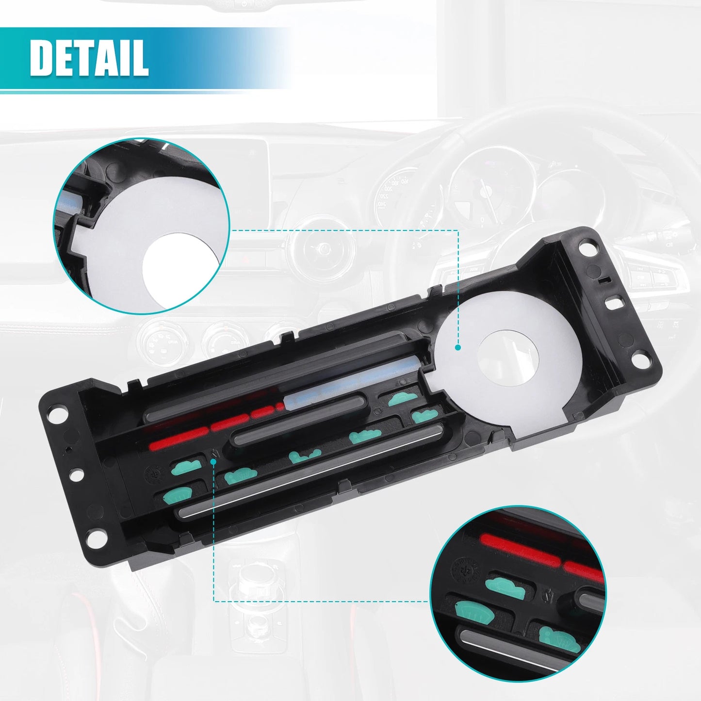Car Heater Control Panel for Mazda Miata (1990-1997)