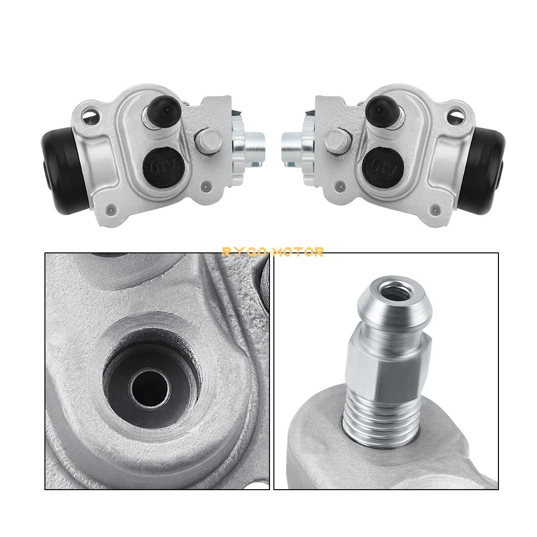 Front Brake Wheel Cylinders W/Shoes for Honda Fourtrax 300 TRX300FW 4x4
