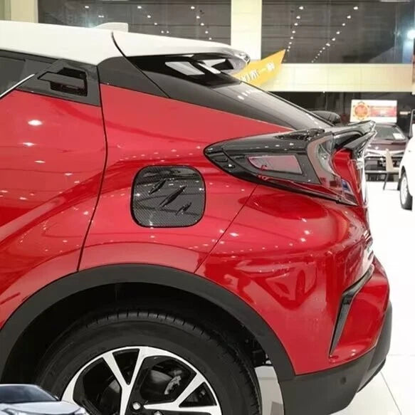 Gas Tank Door Cover Flap Decor Carbon Fiber for Toyota CHR (2018–2023)