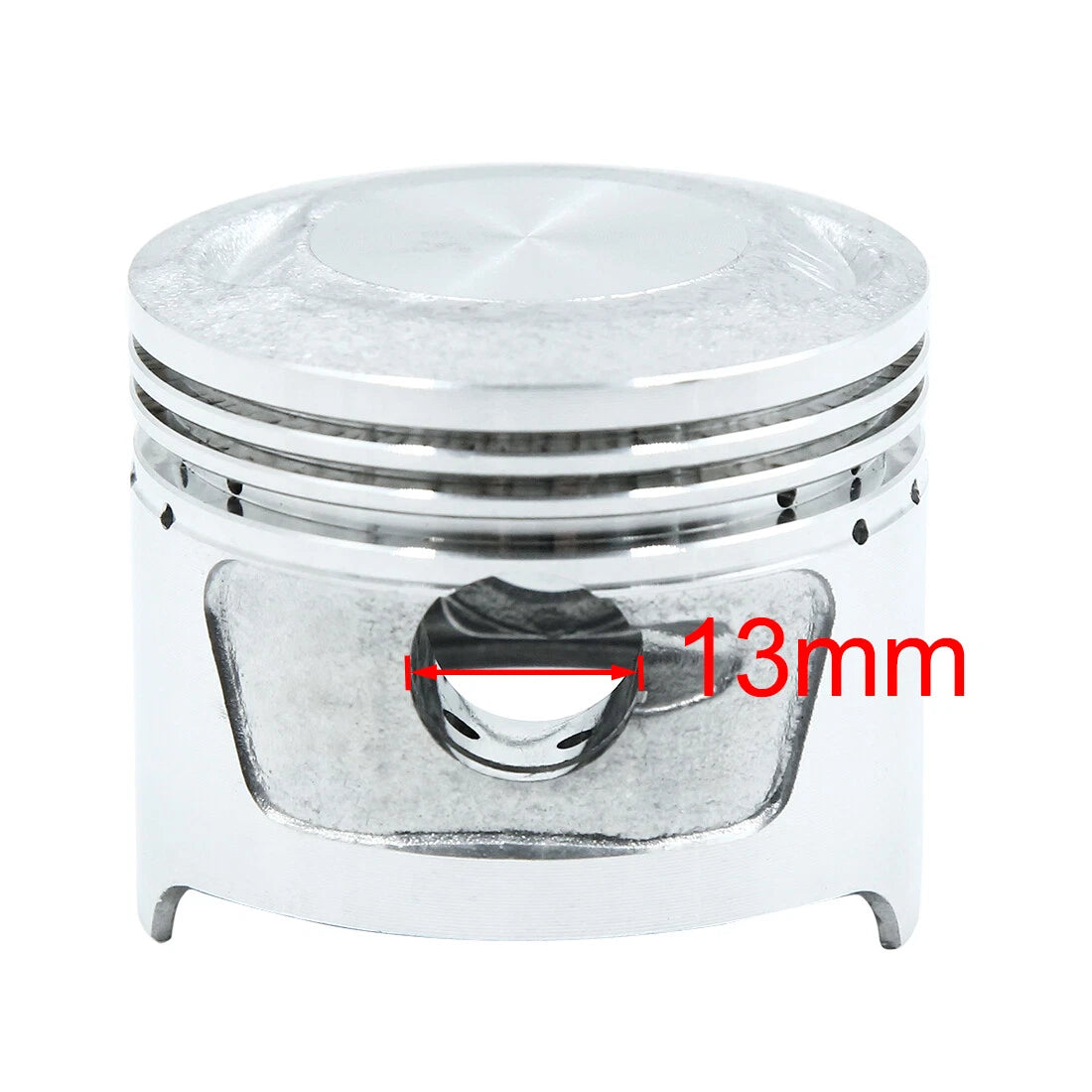 Piston Kit 46.5mm Pins Rings Clips for JH70 STD