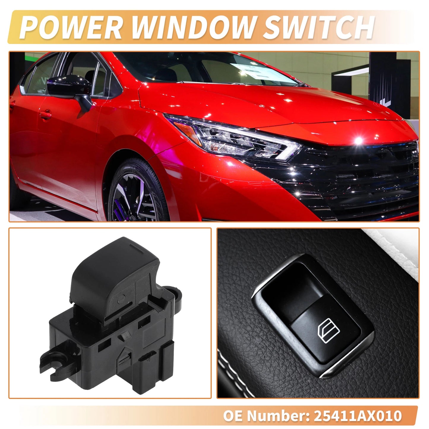 Power Window Switch for Nissan Pathfinder, Versa (2005-2012)
