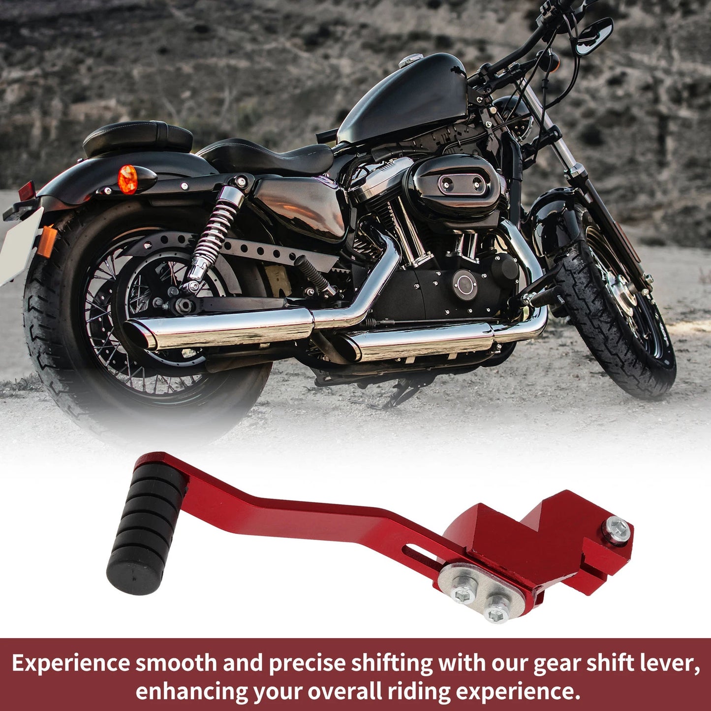 Red Folding Motorcycle Gear Shifter Lever for Honda CRF250 (2004-2023)