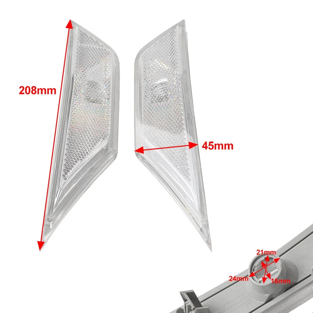 Side Marker Lamp Turn Signal Light w/Bulbs for Honda Civic (2016-2021)