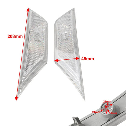 Side Marker Lamp Turn Signal Light w/Bulbs for Honda Civic (2016-2021)