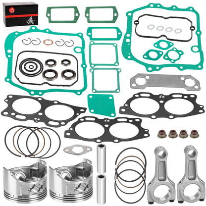 BILLET CONNECTING RODS & 0.5mm Piston for EZGO 4-Cycle Eh35C 350cc Robin