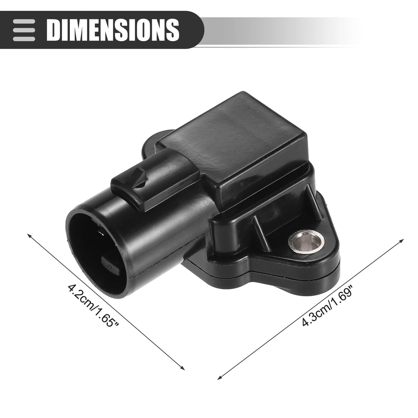 MAP 2.0L L4 Manifold Air Pressure Sensor Plastic Black for Honda CR-V