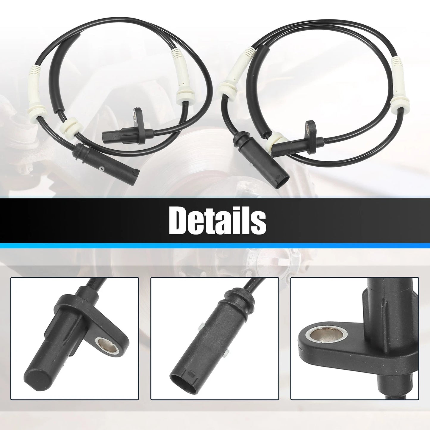 2 x Front Left Right ABS Wheel Speed Sensors for BMW 228i (2016)