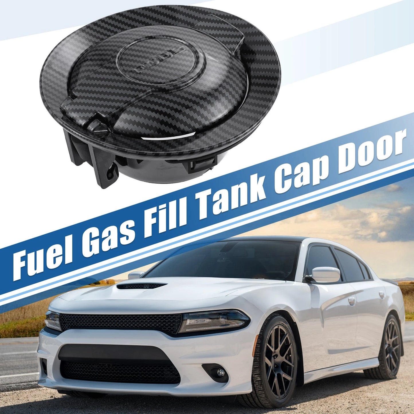 Fuel Filler Door Cap Vapor Edition for Dodge Challenger (2008-2022)