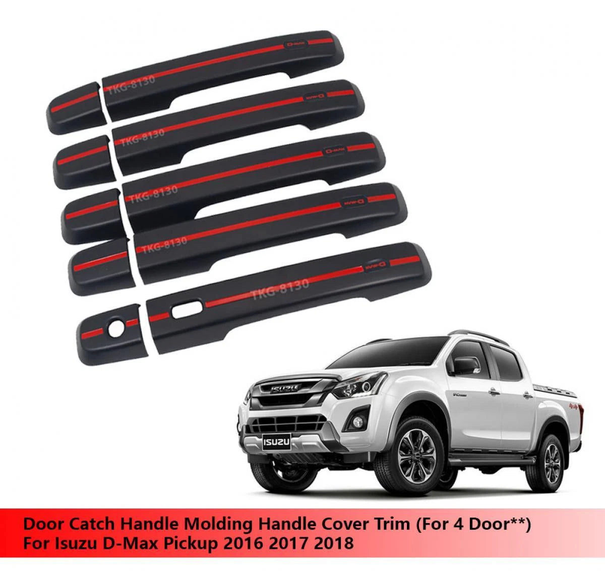 Door Catch Handle Cover for Isuzu D-Max (2016-2018)