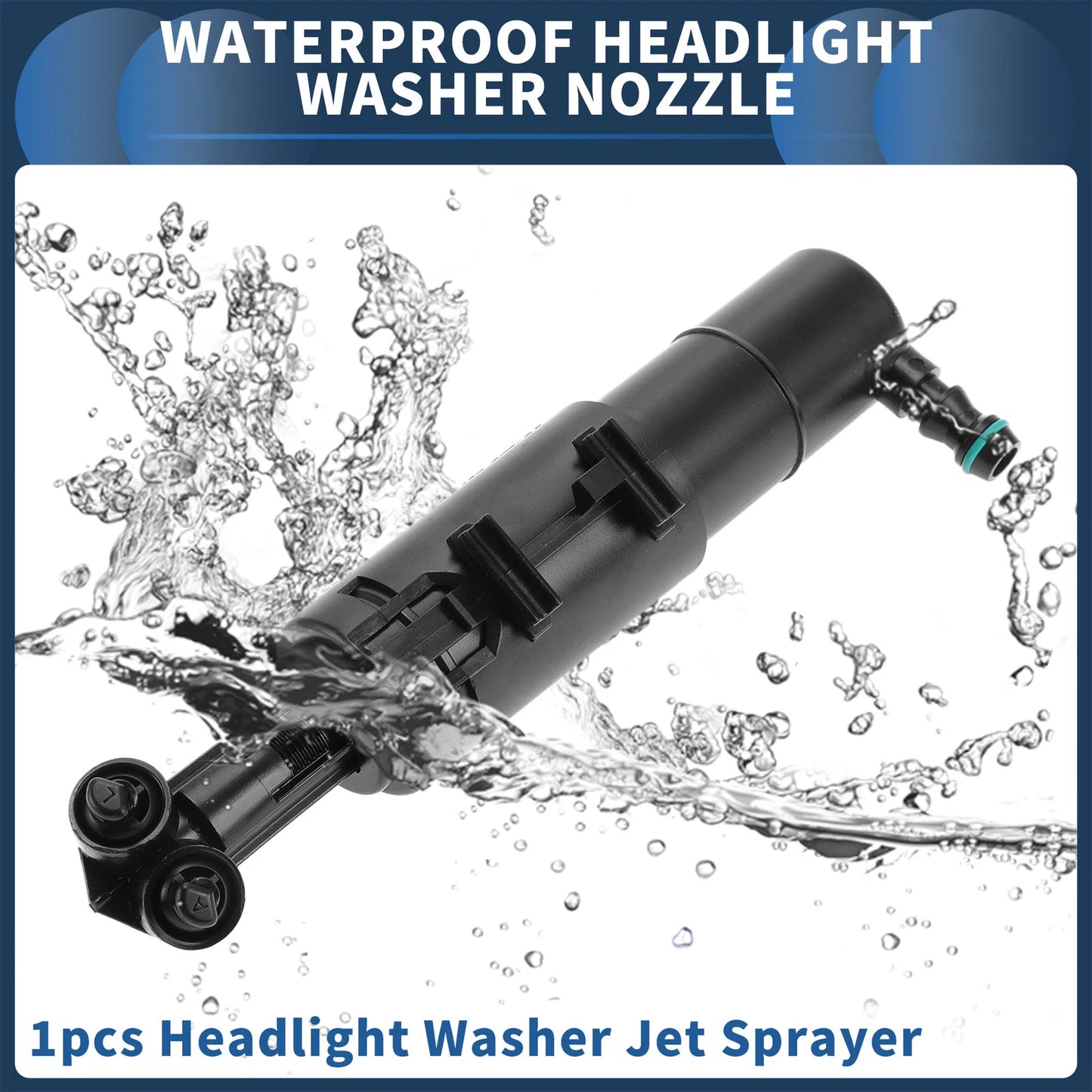 Front Passenger Headlight Washer Nozzle for Mercedes-Benz C200 (2007-2015)