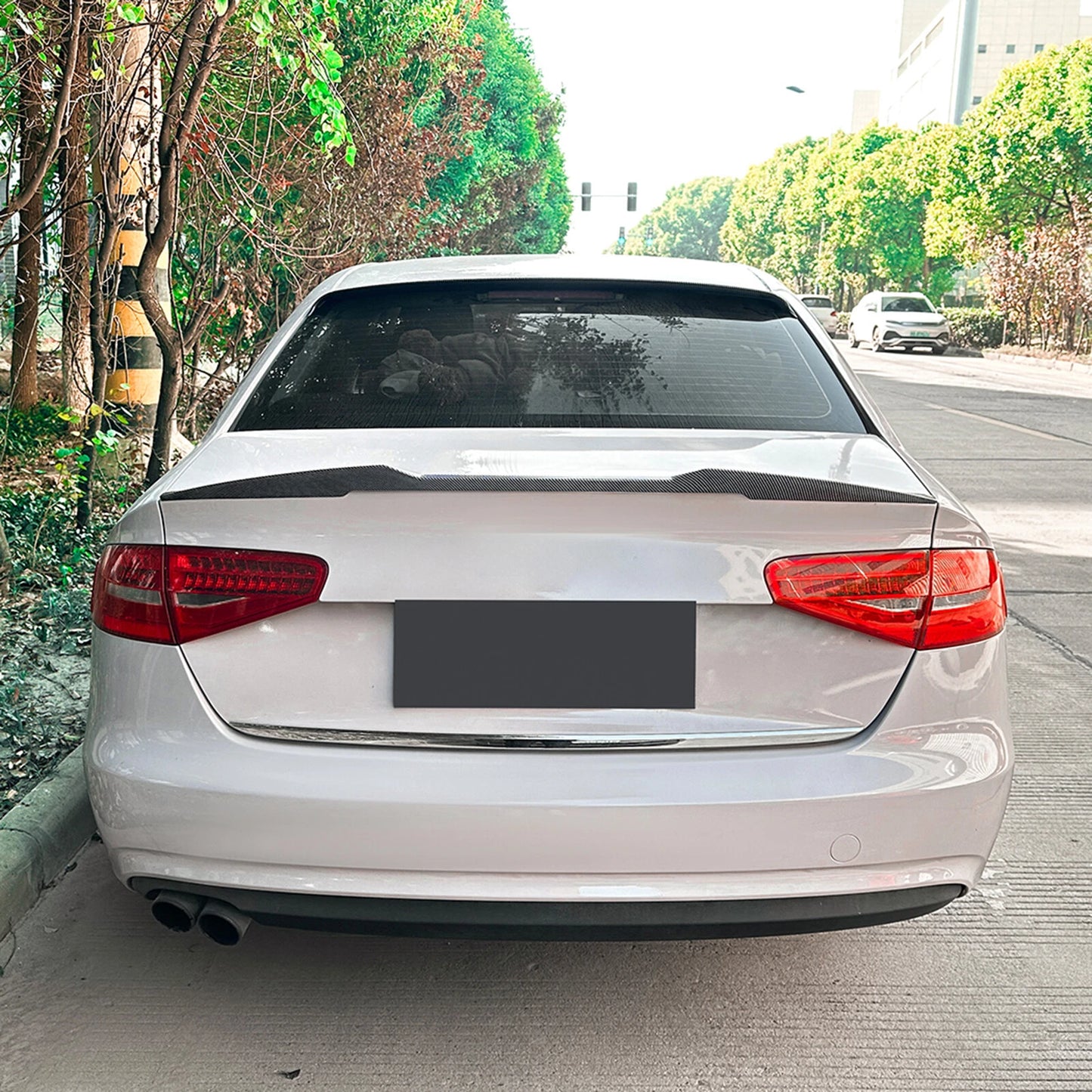 Rear Boot Spoiler Lip for Audi A4 B8 (2009-2016)