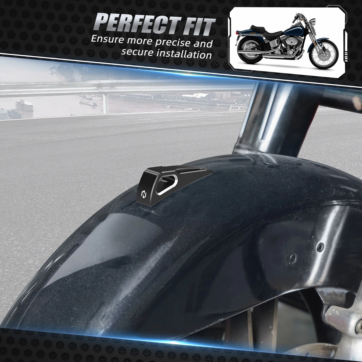 Billet Front Fender Trim for Harley Road King Special FLHRXS (2017-2024)