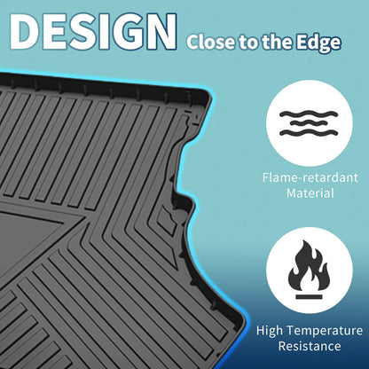 Flat Face Cargo Liner Rear Trunk Mat for Mitsubishi Lancer (2008-2017) 1 Pc