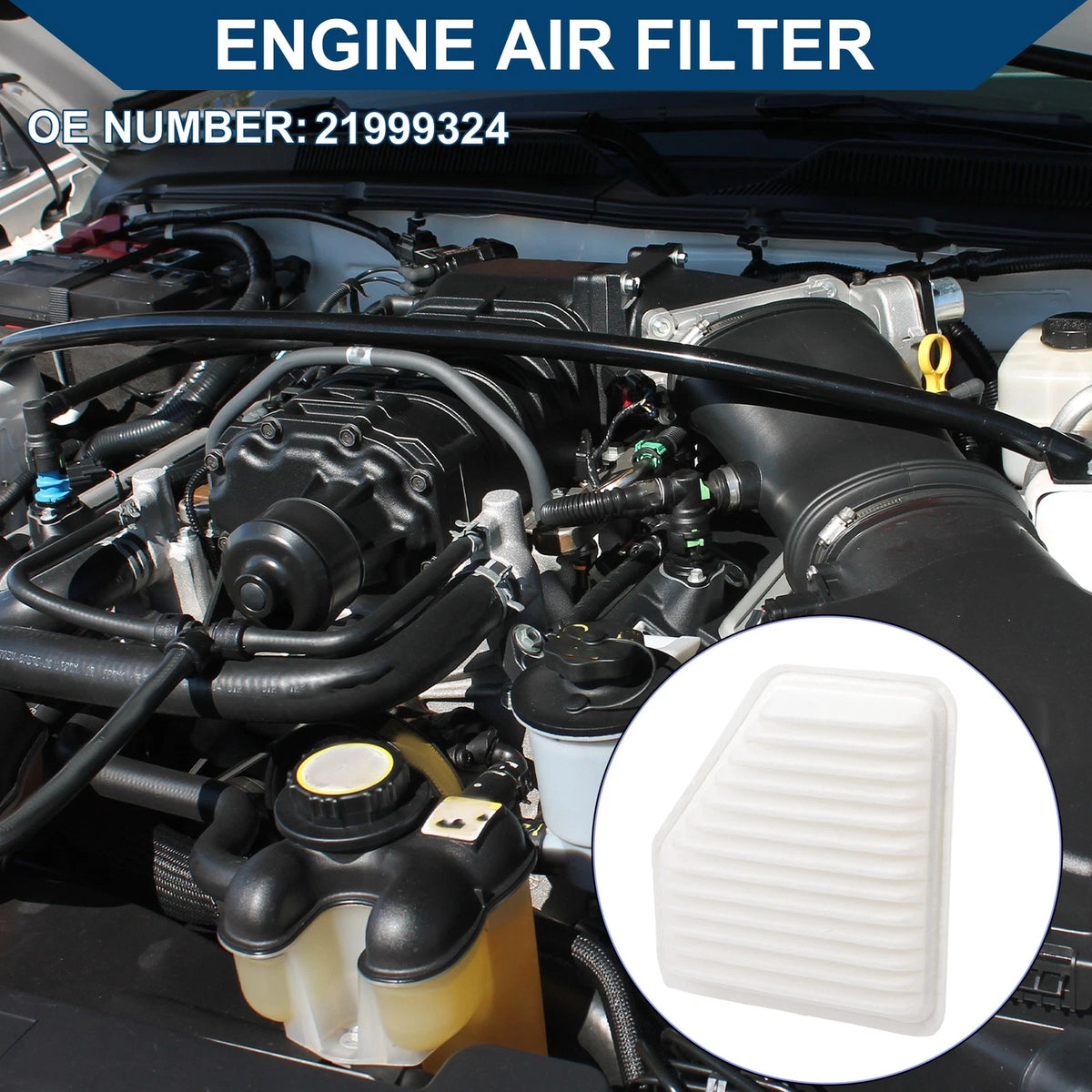 Car Engine Air Filter 2.2L 2.4L for Chevrolet Cobalt (2005-2010)