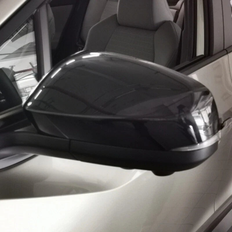 Glossy Black Side Rearview Mirror Cap Cover Trim for Toyota BZ4X (2022–2024)