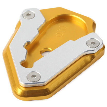 Gold Side Stand Enlarger Pad for Ducati 848 1098 1198 (2008-2015)