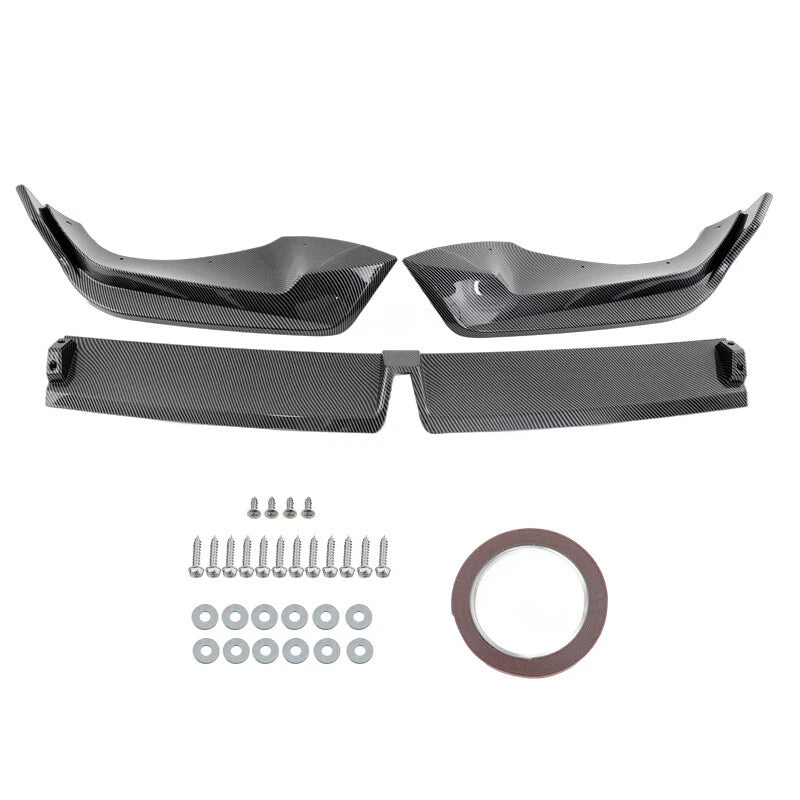 Carbon Black Front Bumper Lip Spoiler for BMW X5 G05 M Sport (2024+)