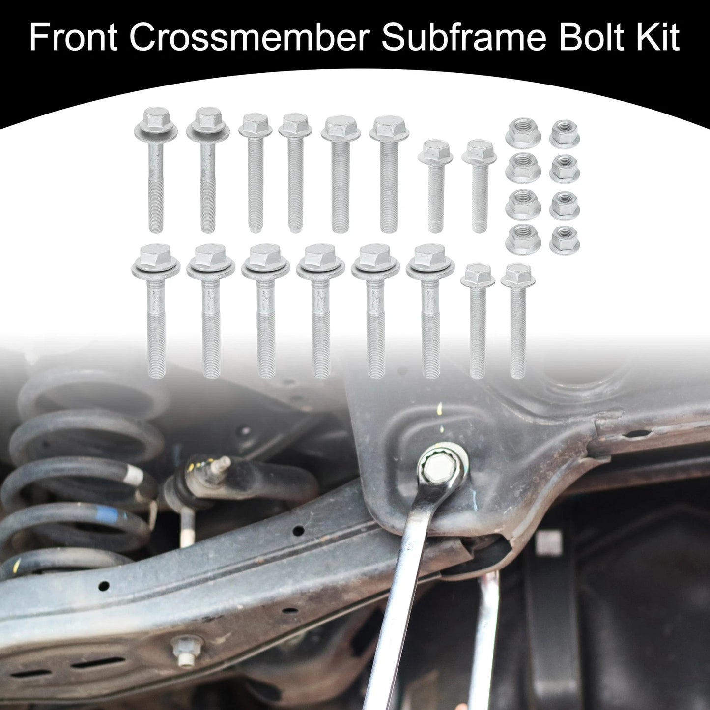 Front Crossmember Subframe Bolt Kit for Dodge Caliber (2007-2012) 1 Set