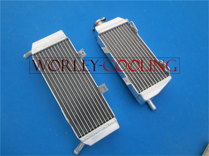 Aluminum Radiator & Blue Hose for Honda CRF450X (2005-2016)