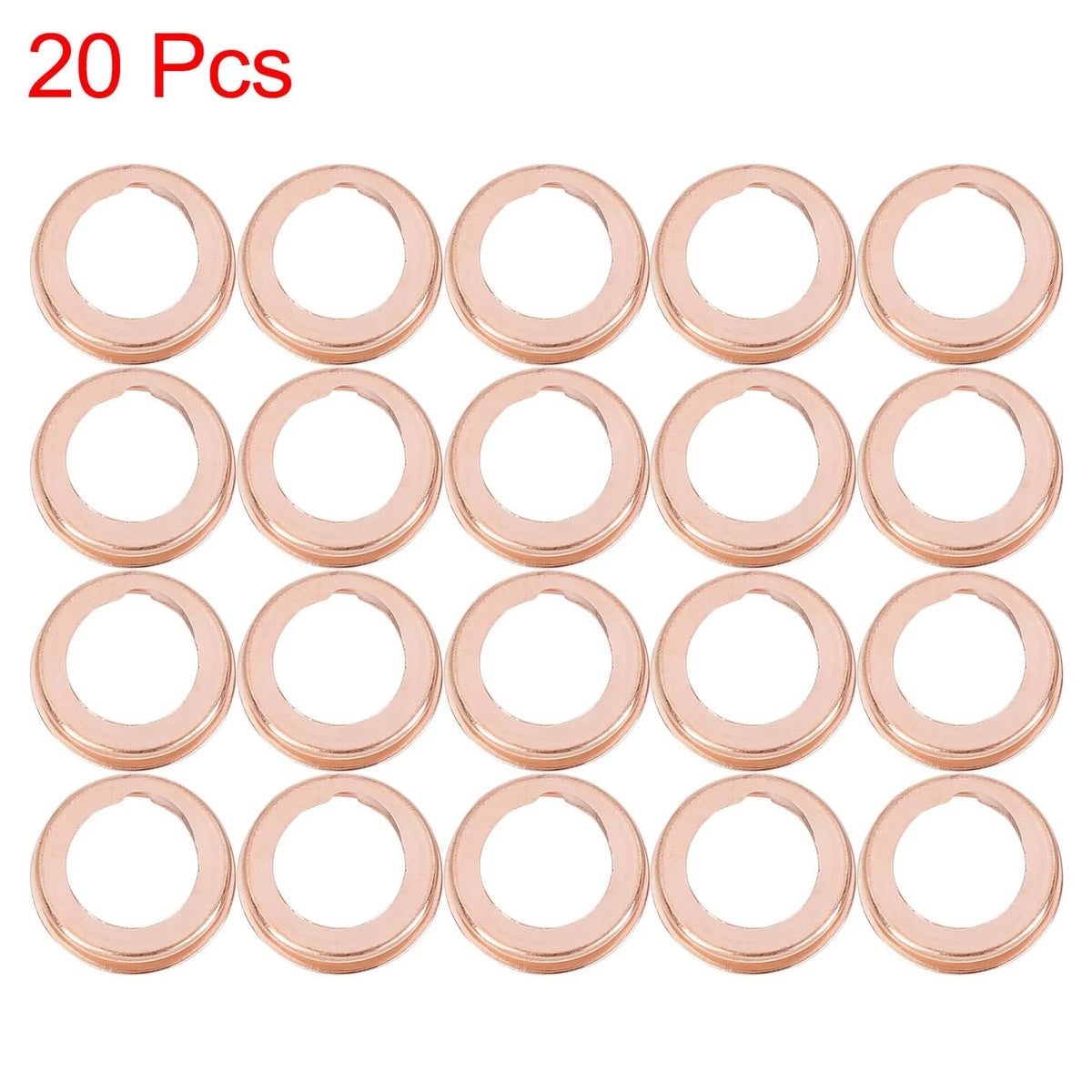 20 x M11 Copper Tone Oil Drain Plug Gaskets for Nissan (11026-JA00A)