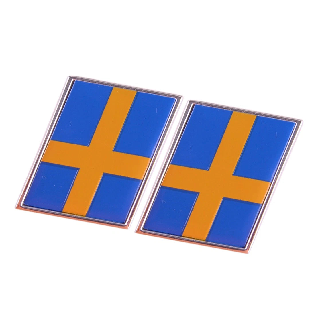 Sweden Flag Emblem Badge Stickers for Volvo V60 S60 XC60 C40 S90 (2011-2023)