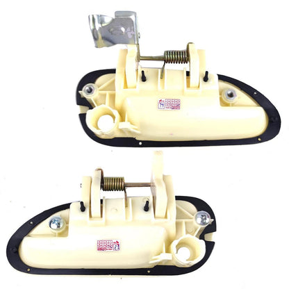 Exterior Outer Door Handle Beige FL+FR Fits Honda Accord CG 4D Sedan 1998-02 D06