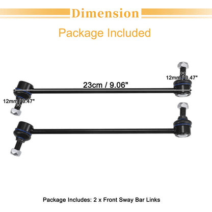 2 x Front Stabiliser Sway Bar Links for BMW 528i (2011-2016)