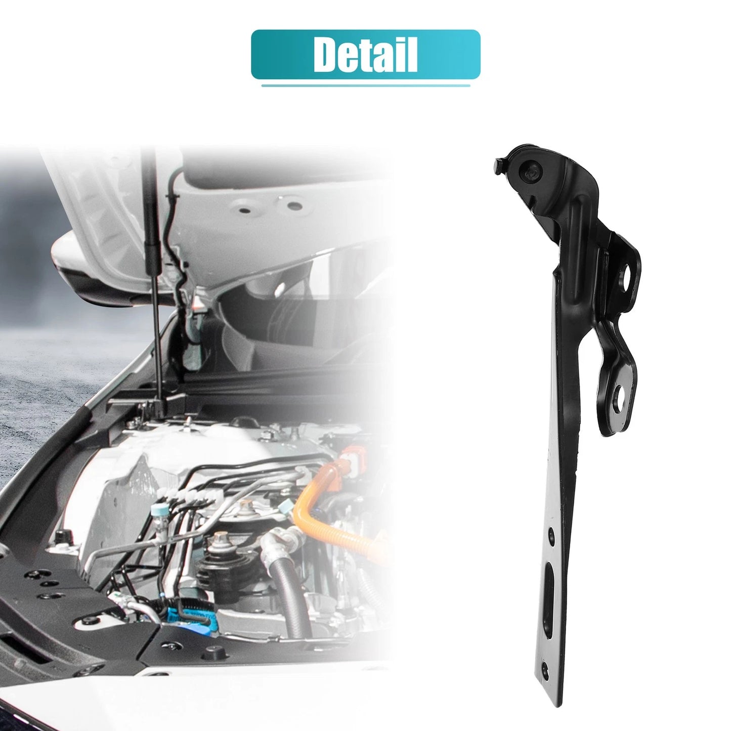 Hood Hinge  Black for Honda (60120T2AA00ZZ) (2006-2011)