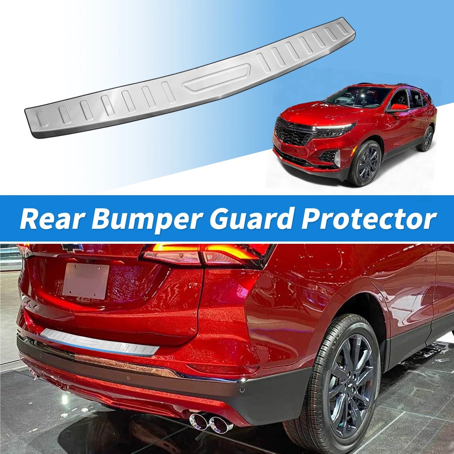Rear Bumper Guard & Door Entry Guard for Chevrolet Equinox (2018-2024)