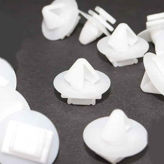 10Pcs Car Exterior Door Trim Clips for Citroen Berlingo, Peugeot 1007, 106, 206, 207