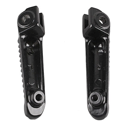 Front Foot Pegs Footrests for Yamaha YZF R6S (2003-2009) - Black