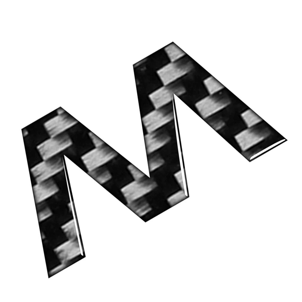Black Alphabet Letter Emblem Badge Decals Stickers for Car Window Door Wall