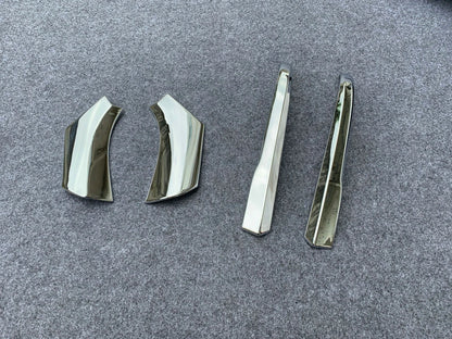 Rearview Mirror Side Cover Trim for 2019-2023 Toyota RAV4 Chrome Strips