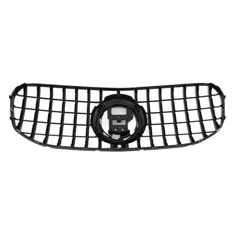 Gloss Black Front Grille with Camera for 2020-2023 Mercedes Benz X167 GLS450 GLS580