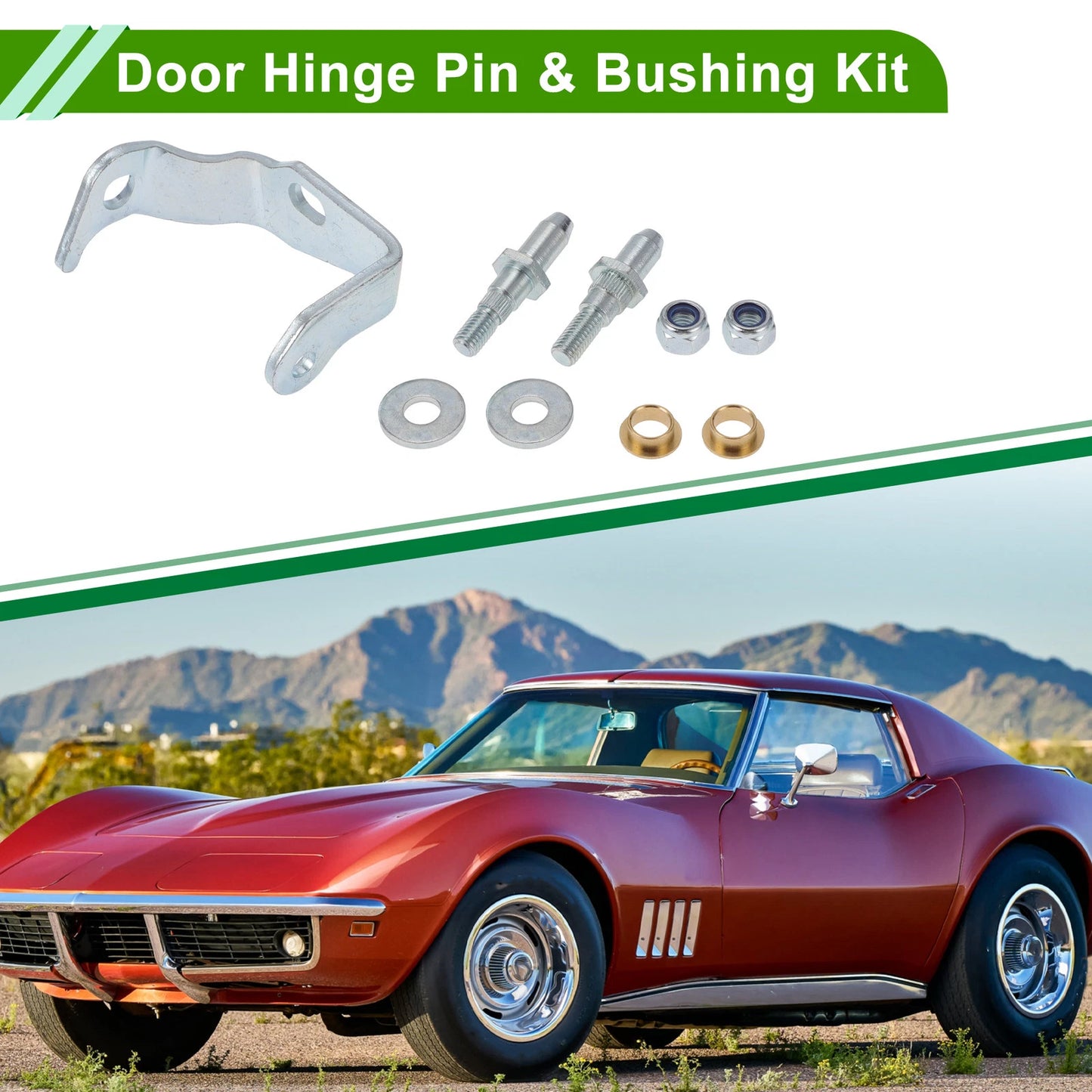 Door Hinge Pin & Bushing Kit for Chevrolet Avalanche Silverado
