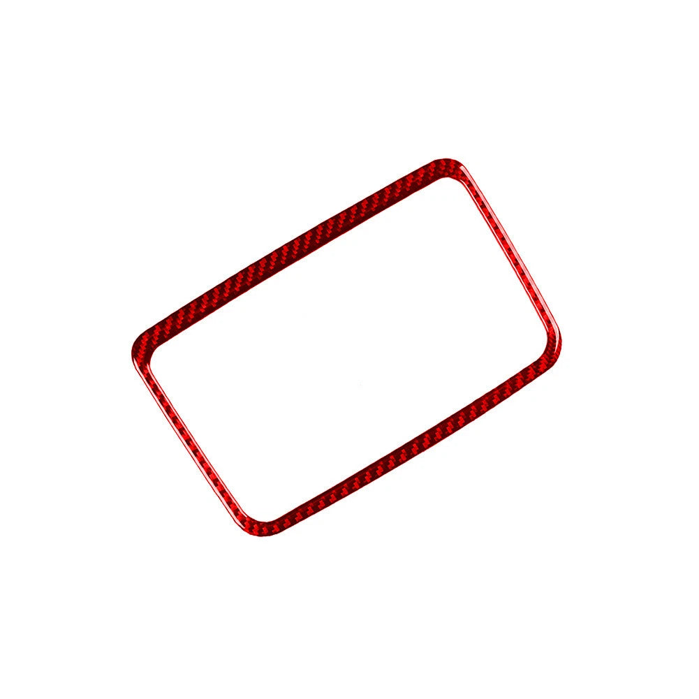 Carbon Fiber Dashboard Storage Box Cover Trim for Ford Ranger (2019-2022)