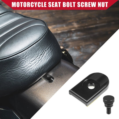 1 Set Seat Bolt Screw with Cover for Harley Davidson Touring