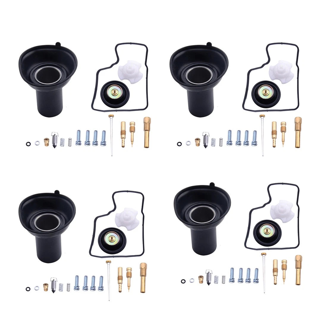 Carburetor Rebuild Kit Set of 4 for Honda Steed Shadow VT VLX 600 (1988-1998)
