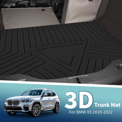 Flat Face Cargo Liner Trunk Mat for BMW X5 (2019-2022) 1 Pc