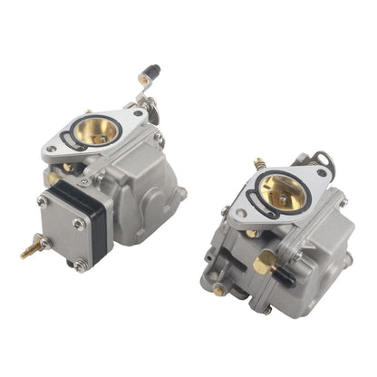 Upper/Lower Carburetor Kit for Yamaha 2-Stroke 20-25HP Outboard Engine
