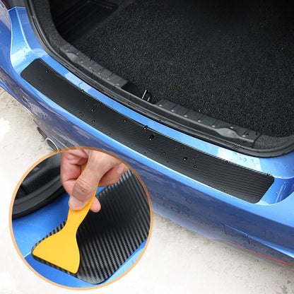 Carbon Fiber Rear Bumper Corner Trim Protector Sticker for Car
