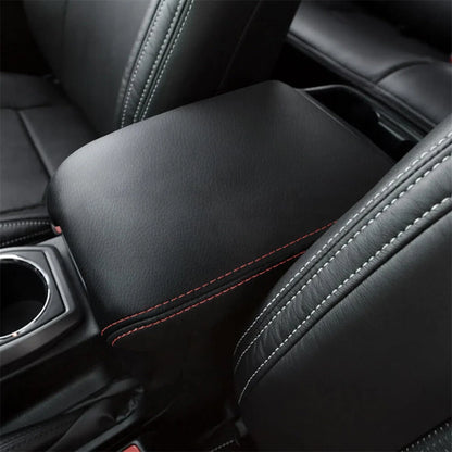 Leather Center Console Lid Armrest Cover for Toyota Tacoma (2016-2023)