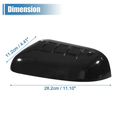 Gloss Black Top Half Mirror Covers  for Ford Explorer (2011-2015)