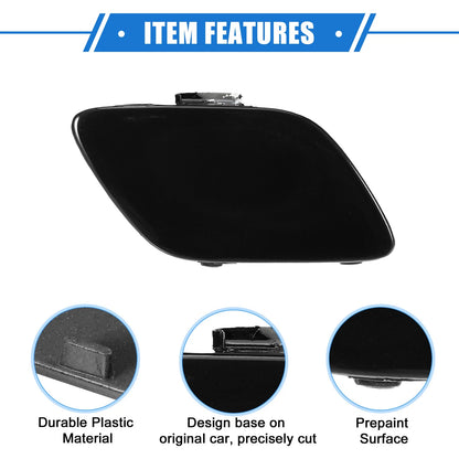 Tow Hook Eye Hole Cover for BMW E93 2007-2010 Black Front Right