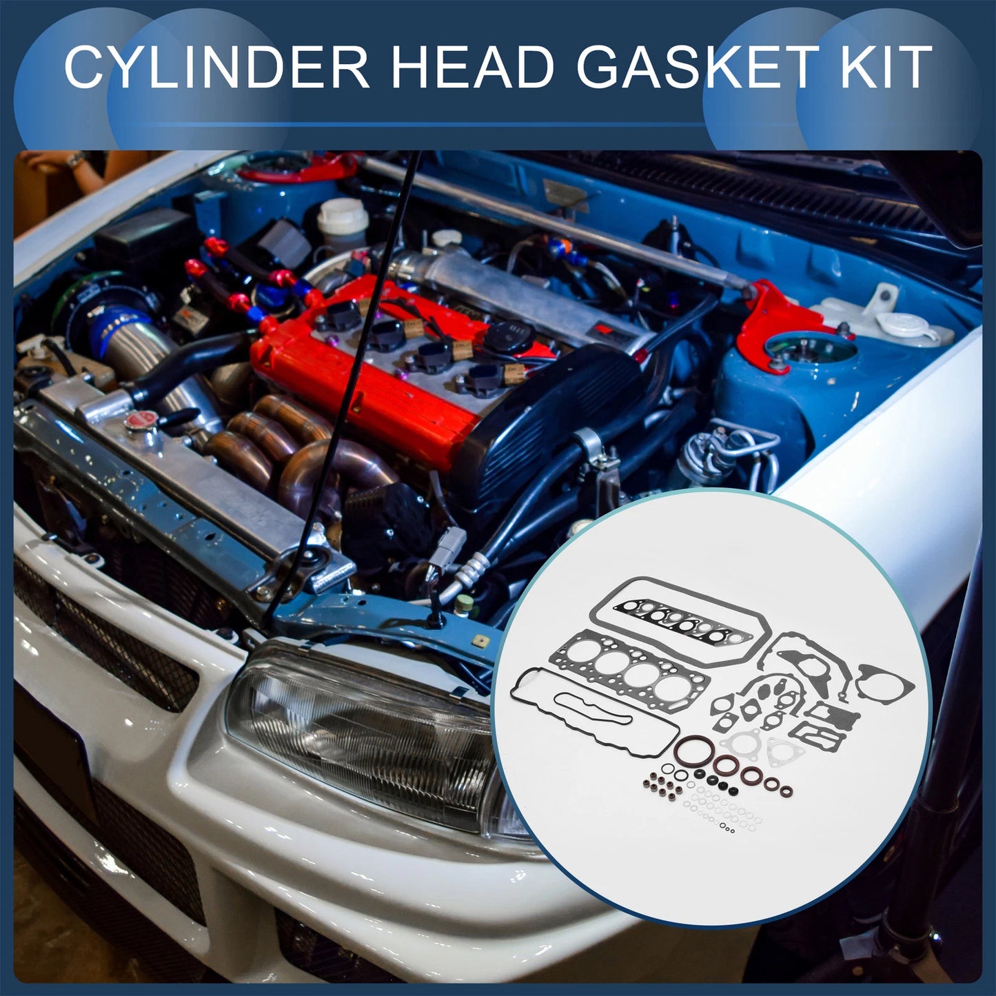 Cylinder Head Gasket Kit for Mitsubishi 4D56 (P05W) 8V