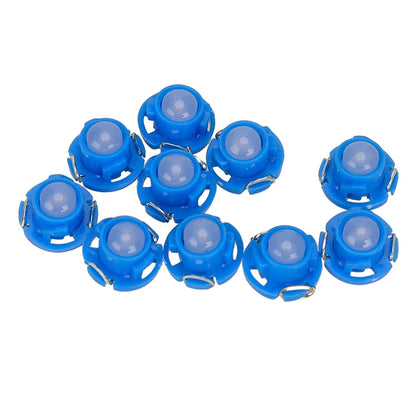 10 x Blue T4.7 Neo Wedge LED Bulbs for Car Instrument Dash Climate Control