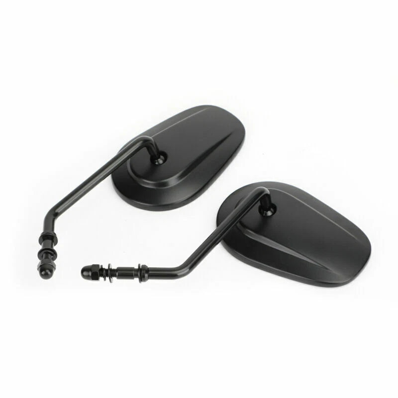 Mirrors Pair Black for Harley Road Street Glide Softail XL883 1200 (2004-2023)